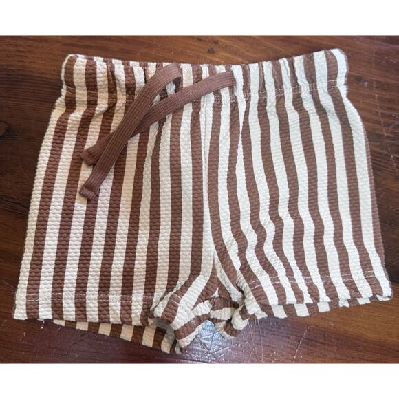 Quincy Mae Baby Boy Boardie Swim Short Stripe 0-3 Months NEW - Picture 1 of 5